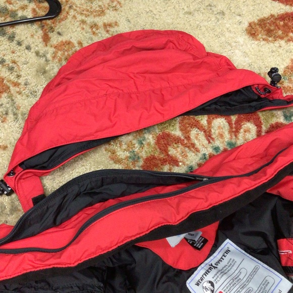 Vintage Obermeyer Womens Thermolite Active Ski Winter Coat Jacket Red Sz 8 - Picture 7 of 10